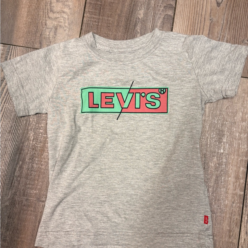 Levi's Kids Gray T-Shirt with Logo